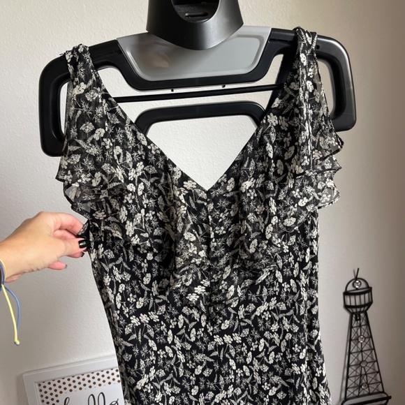 Jones New York Black and White Floral Dress - Picture 4 of 11